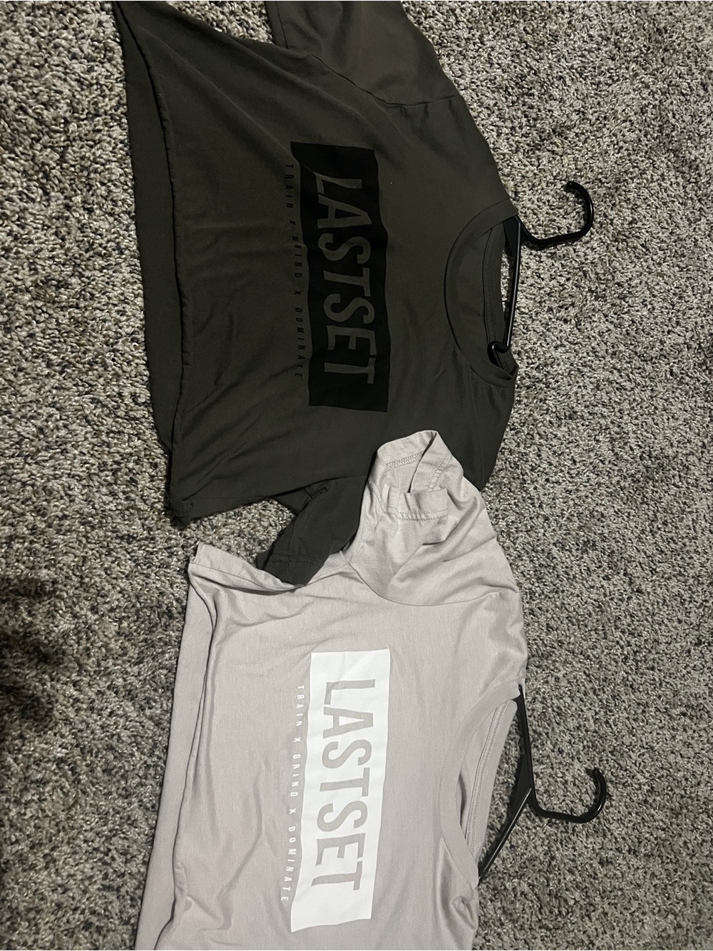 LAST SET Logo Crop Top bundle